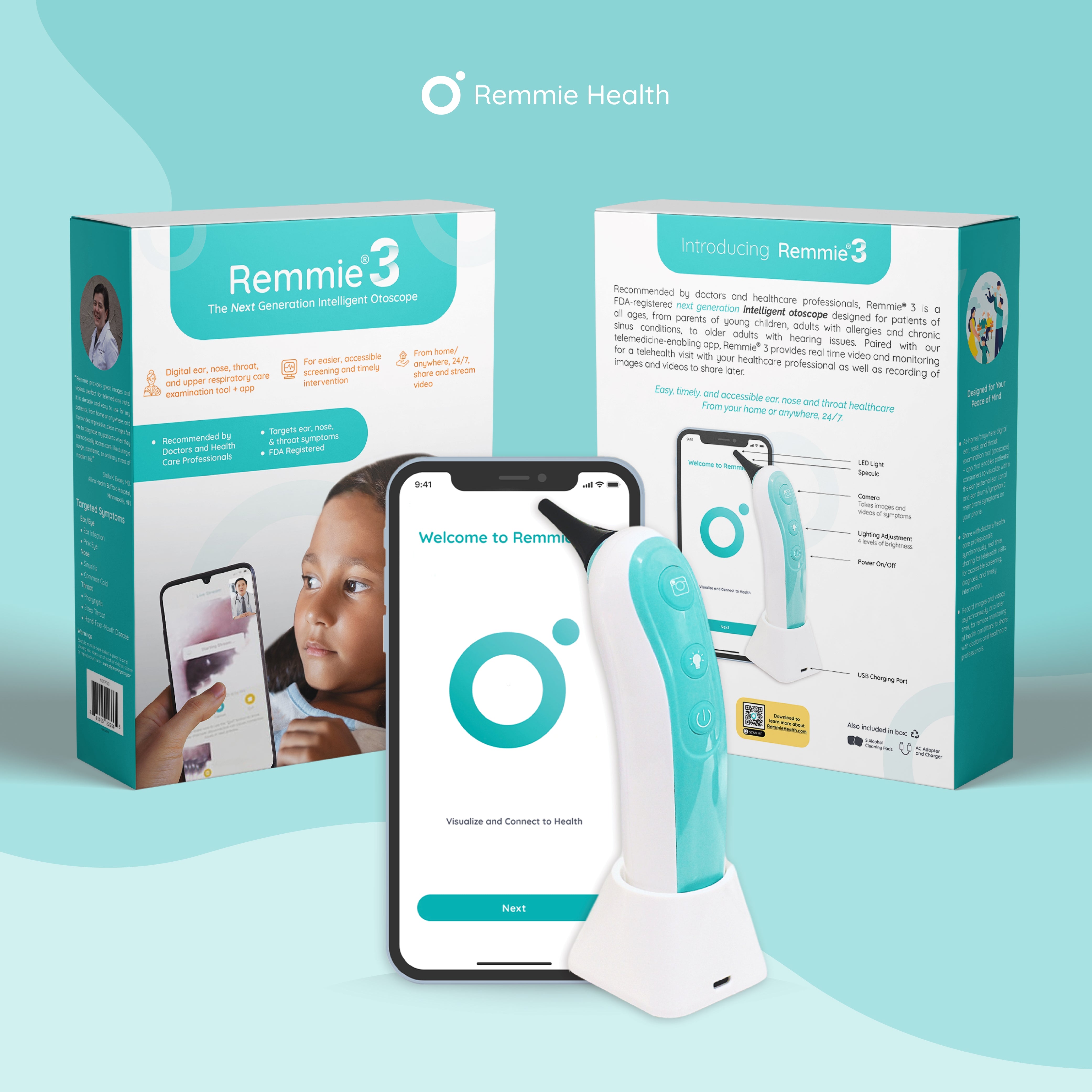 Remmie Health Releases Remmie 3 - The Next Generation Intelligent Otoscope