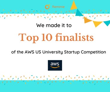 Remmie Named Finalist In the AWS Startup Competition