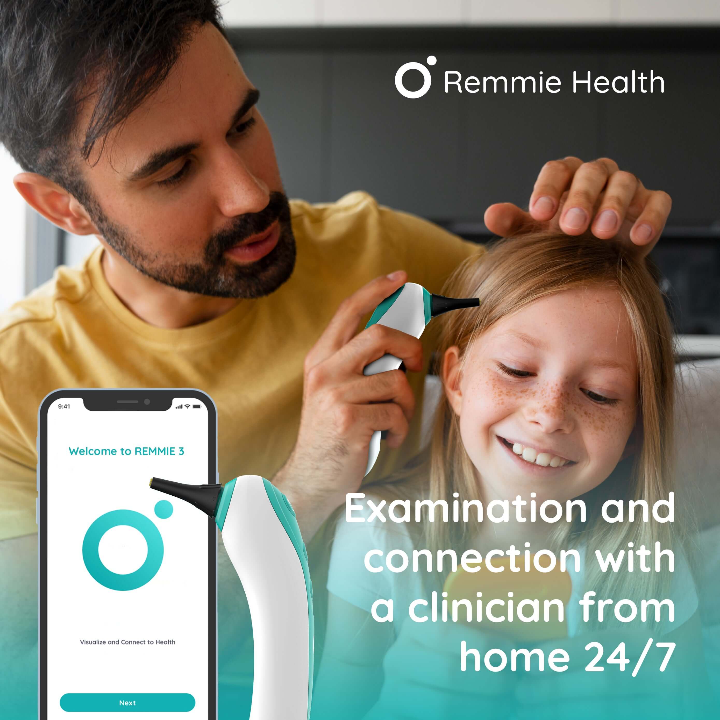 Remmie 3 Next Generation Intelligent Home Otoscope