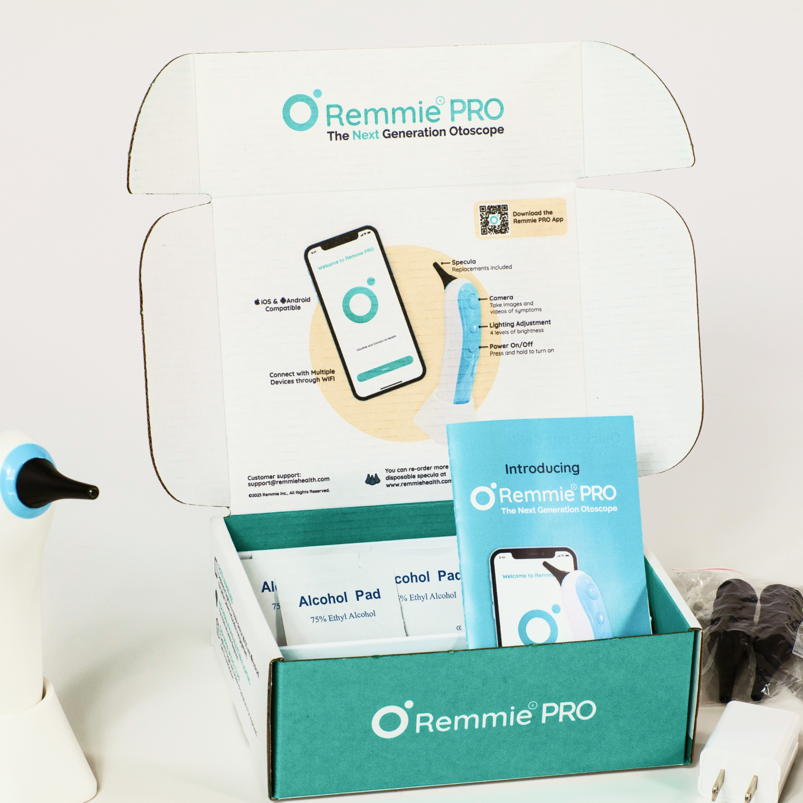 Remmie PRO Digital Otoscope for Medical Users