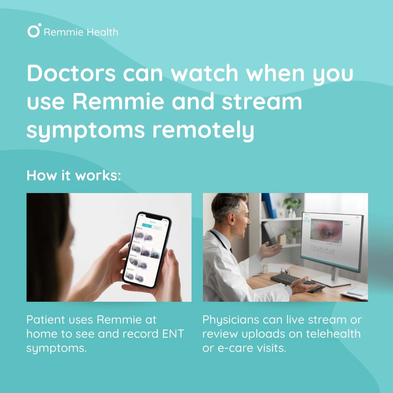 Doctors can watch when you use Remmie and stream symptoms remotely - Remmie Health