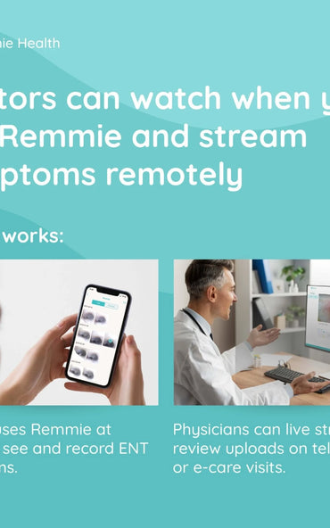 Remmie 3 Wi-Fi Digital Otoscope for At-Home Ear Exams