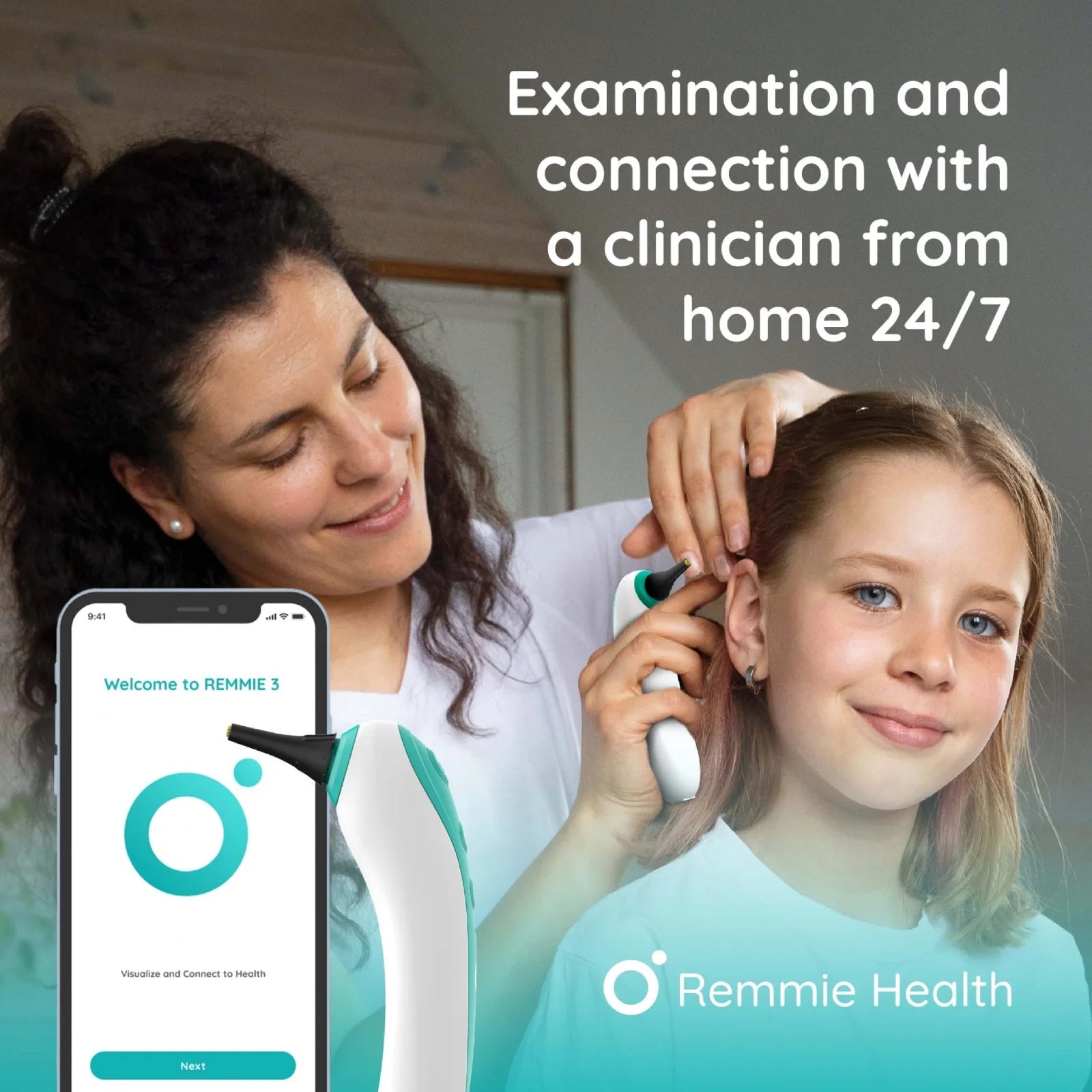 Remmi3 examination and consultation with a clinician 24/7 - Remmie Health